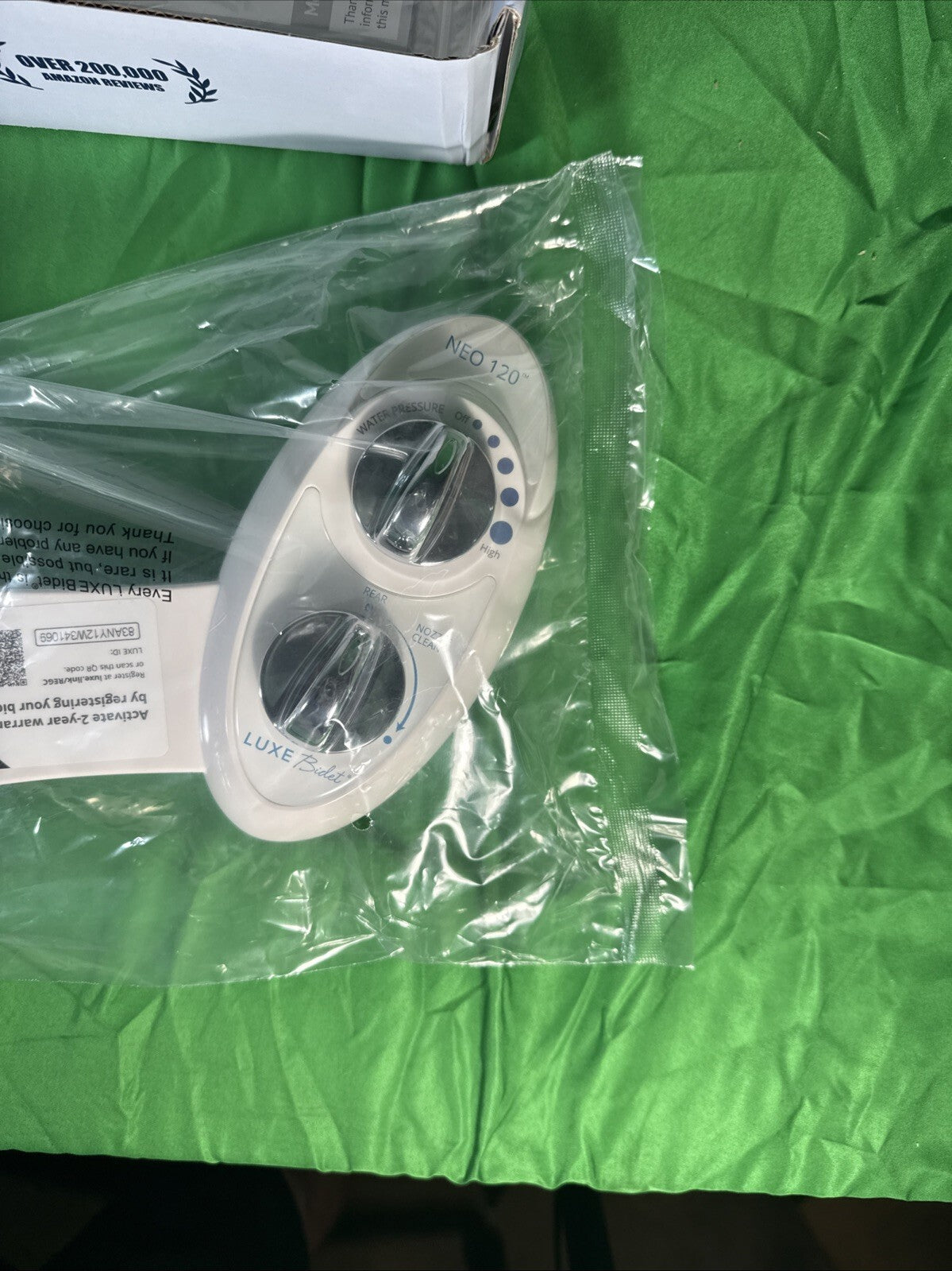 LUXE Bidet NEO 120 - Self-Cleaning Nozzle, Fresh Water Non-Electric Bidet