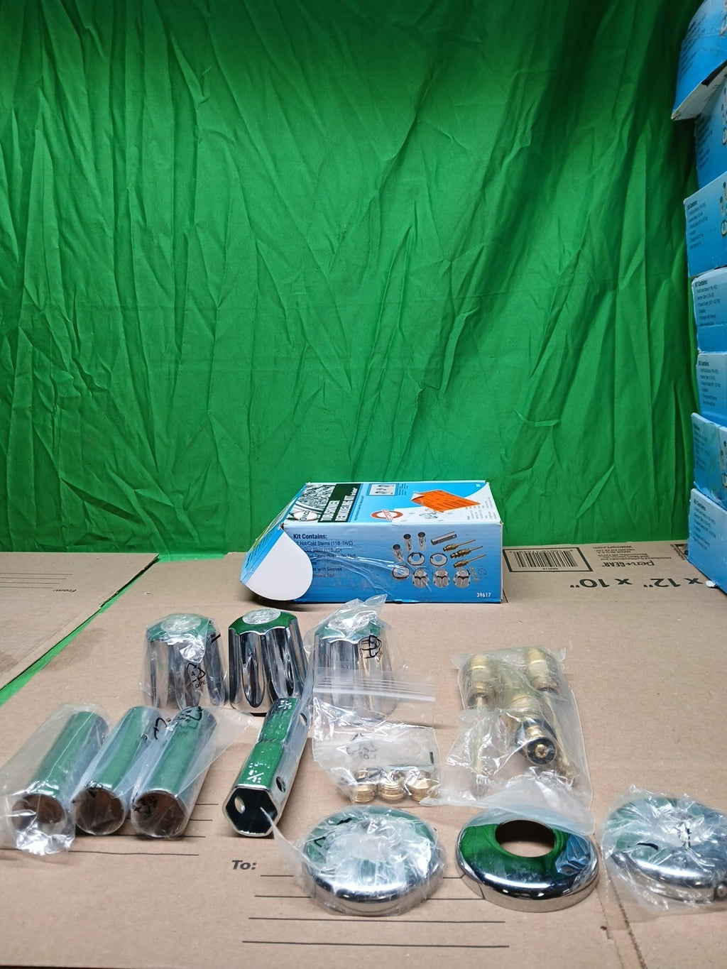 Gerber Tub/Shower 3-Handle Remodeling Kit in Chrome NEW OPEN BOX