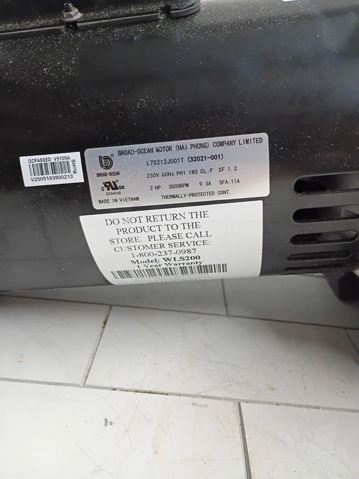 Wayne WLS200 2HP Permanent Lawn Sprinkler Pump FOR Parts Only