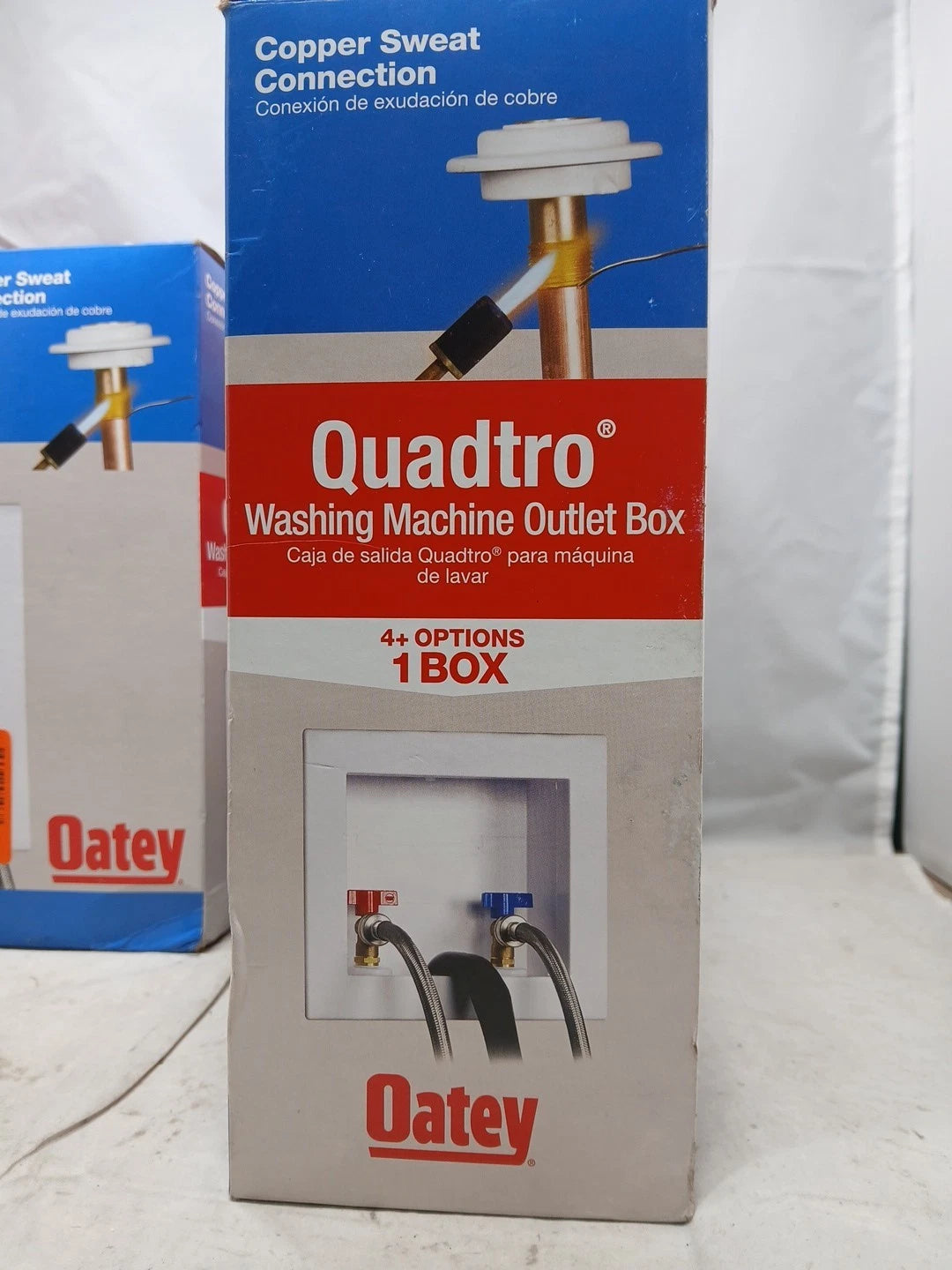 2 Pack Washing Machine Outlet Box'' Oatey Quadtro Options Model 38529 (NOB)