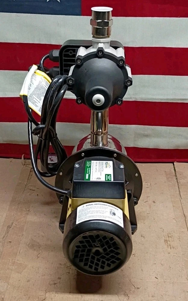 K2 Pumps WPS07505PCK Automatic Booster Pump 3/4Hp Lead Free Stainless Steel 115V