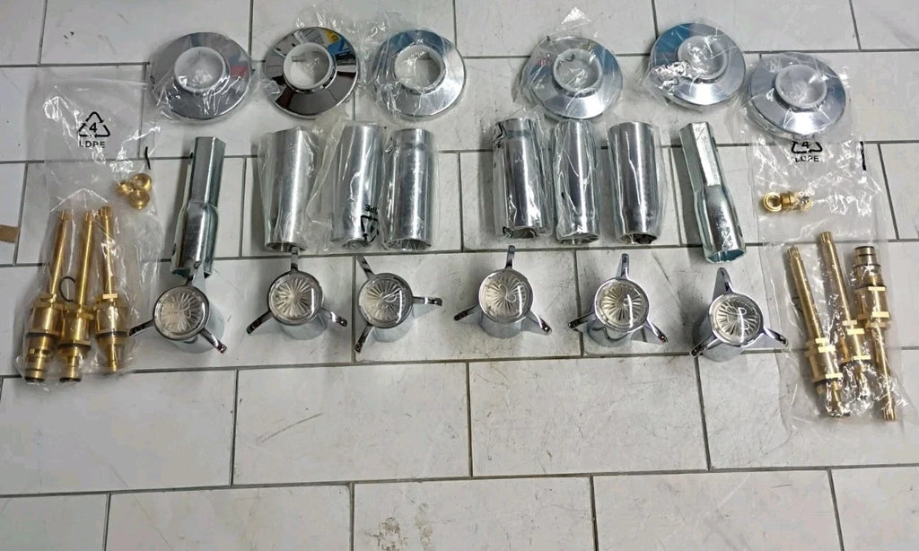 2pk Danco 39620 Tub & Shower Trim Kit for Sayco Faucets 3_Handle Chrome Open Box