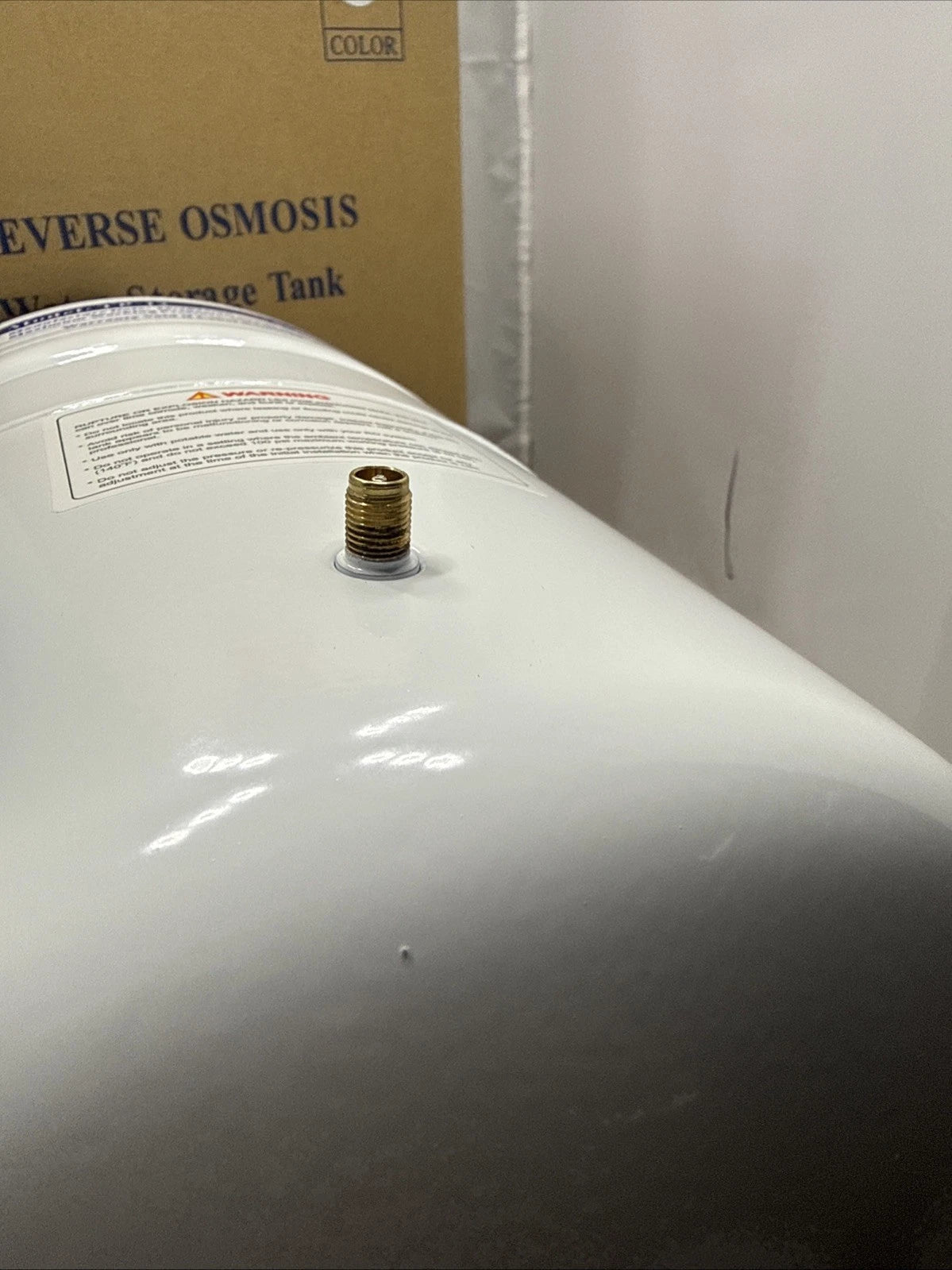 Reverse Osmosis Water Storage Tank TP-12 1/4" NPT Connection 7205326 Open Box