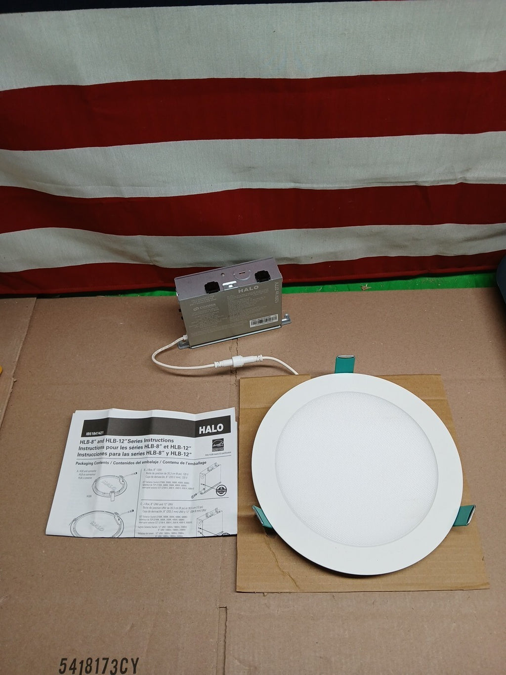 HALO 8 in. Selectable CCT and Lumens Canless Recessed Integrated LED Kit