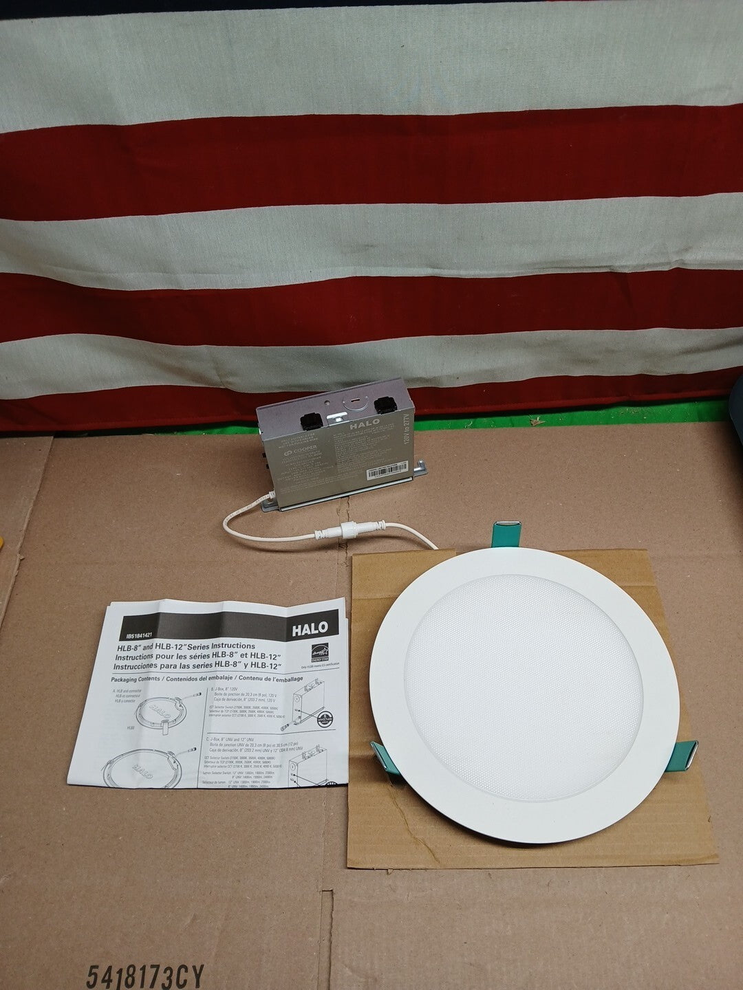 HALO 8 in. Selectable CCT and Lumens Canless Recessed Integrated LED Kit