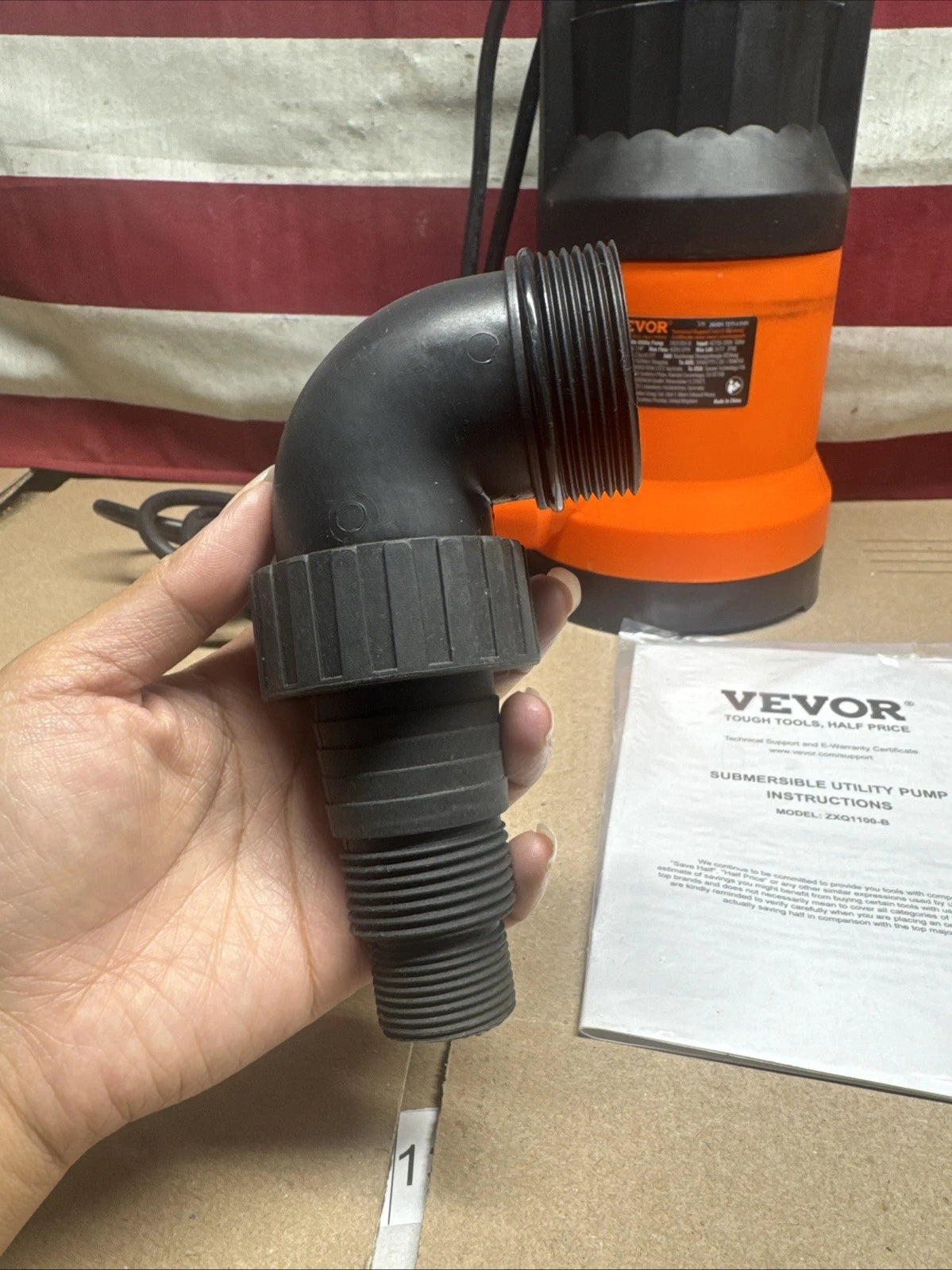 Submersible Utility Pump ZXQ1100-B.