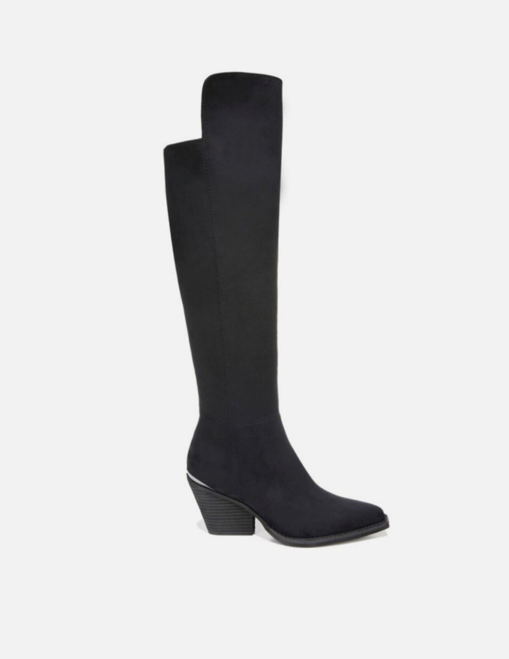 Women's Zodiac Ronson Knee High Boot in Black Faux Suede Size 11