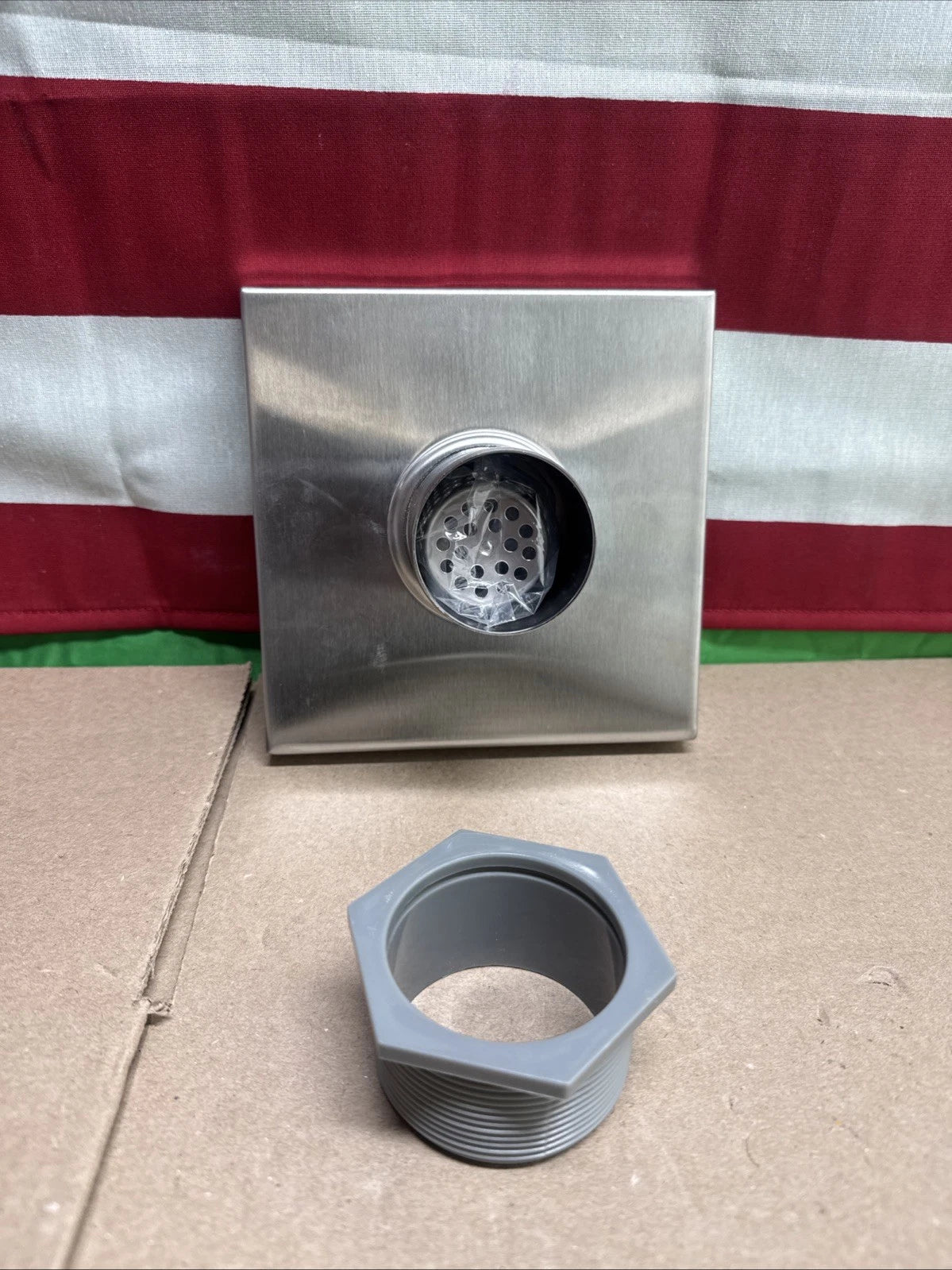 Oatey Designline 6"x 6" Square Shower Drain Stainless Steel SQUARE DESIGN