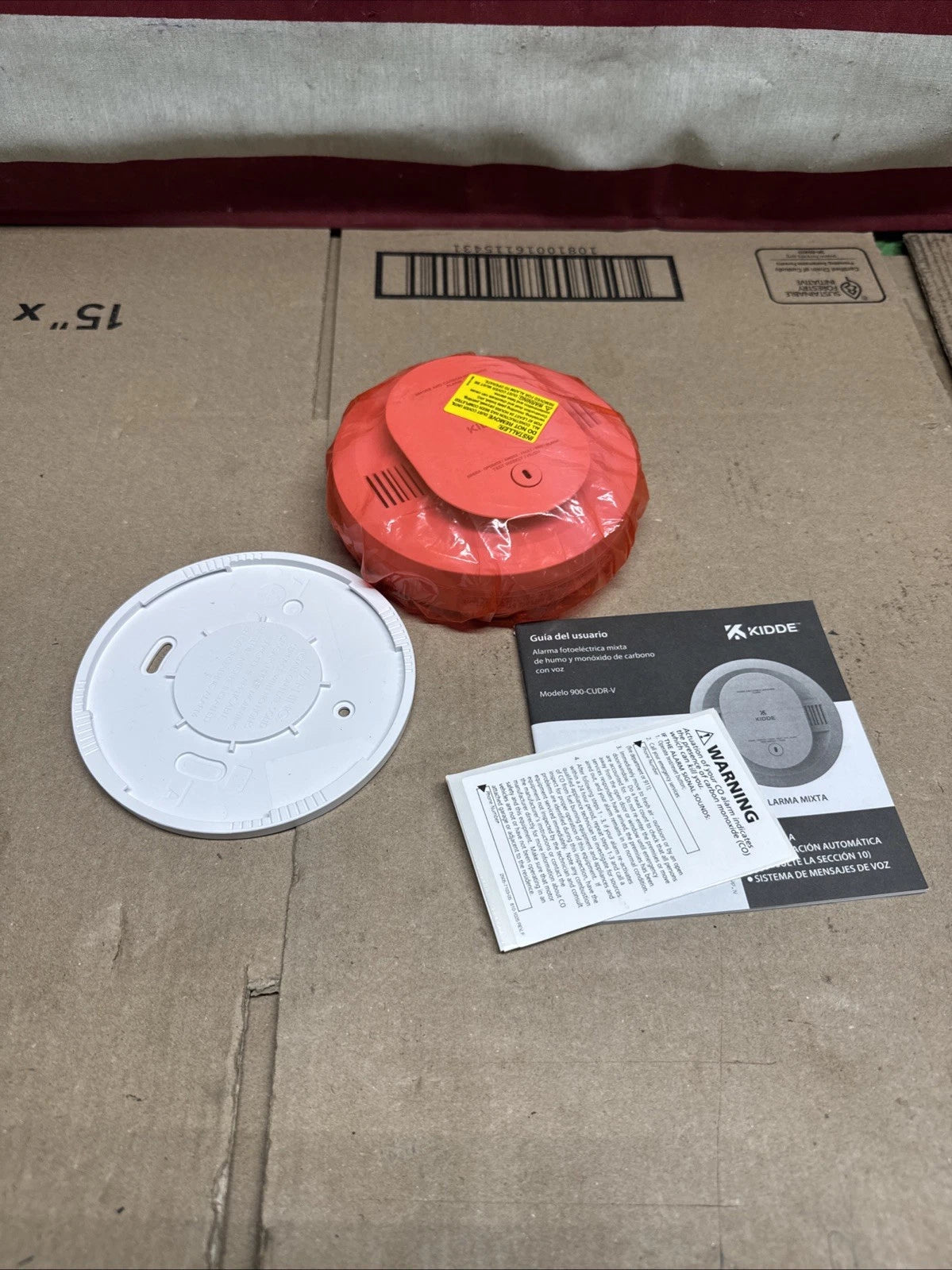 Kidde Smoke & Carbon Monoxide Voice Alarm Self Testing 900-CUDR-V