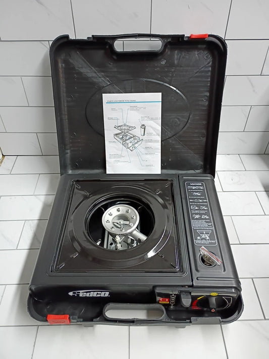 Sedco Portable Butane Gas Camping Burner New Open Box