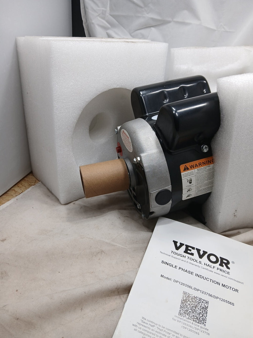 Induction  motor Model #DP120356l  VEVOR NEW OB Tested Work Great