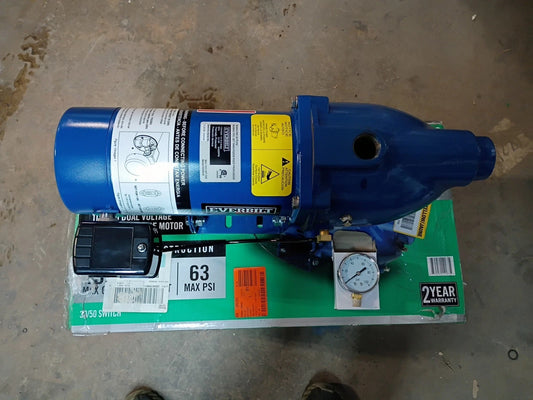 Everbilt Shallow Well Jet Pump Cast Iron 1/2HP HDSWJ5 (Read Description)
