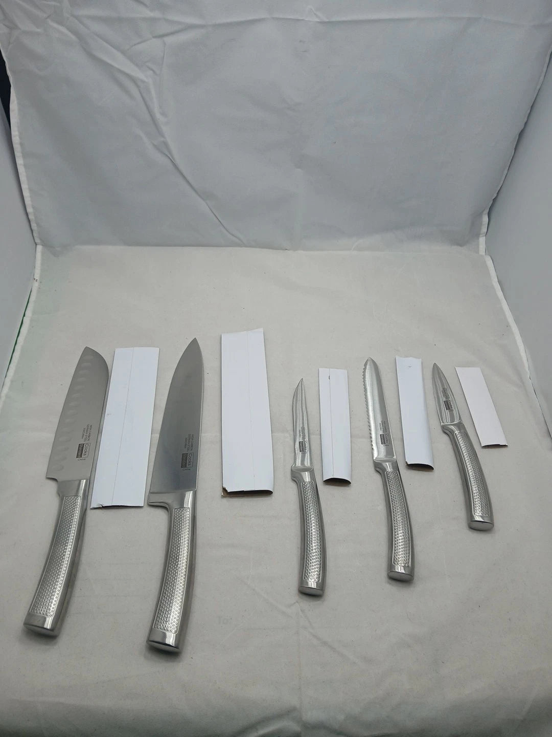 Kitchen Knife Set with Block 5-Piece, Stainless Steel Forge High Carbon Germa...