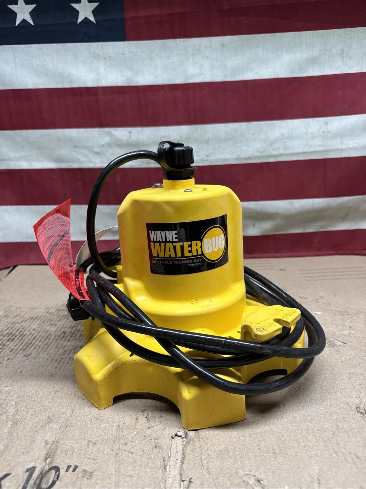 Wayne 1/6 HP WaterBUG Submersible Utility Pump with Multi-Flo Technology USED...