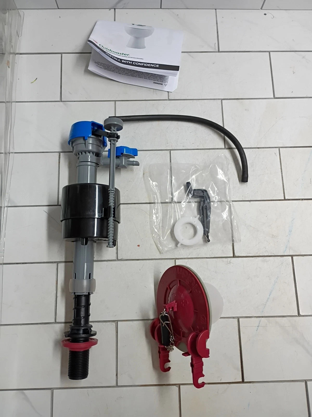 10PK Fluidmaster Performax Universal Toilet Fill Valve And FlapperKit K-400H-039