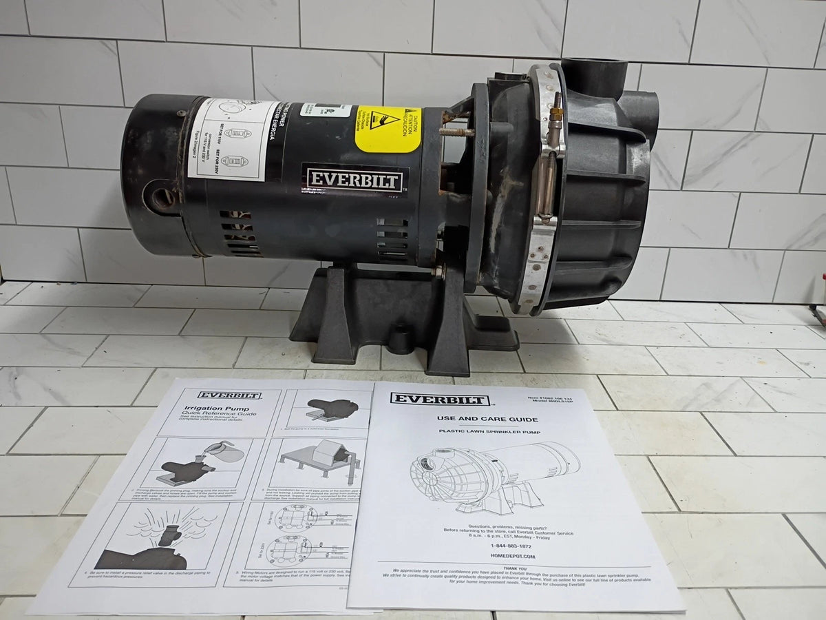 Everbilt Lawn Irrigation Pump Plastic 1.5HP HDLS15P PARTS ONLY