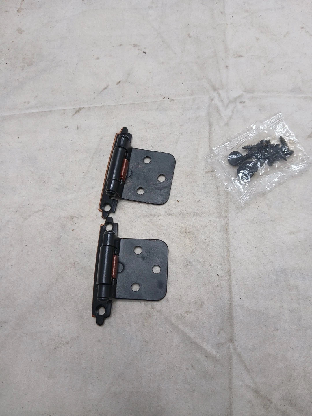 10PK Liberty Face Frame Overlay Self Closing Cabinet Hinge Venetian Black