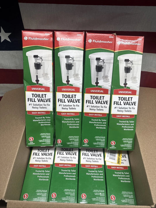 12PK Fluidmaster 400A Anti-Siphon Toilet Tank Fill Valve OB