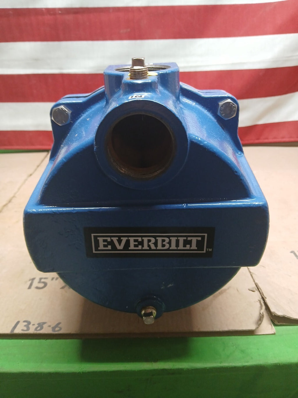 Everbilt 2HP Professional Irrigation Pump Iron 115/230 Dual Voltage FOR PARTS