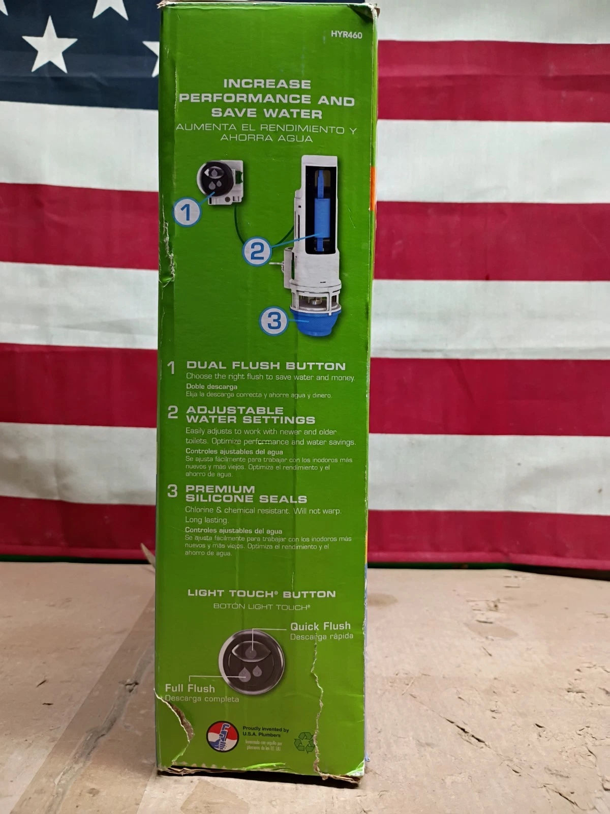 Danco HYR460 Dual Flush valve & fill Universal Water Saving Toilet Repair Kit OB