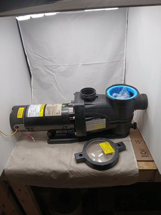 Everbilt 1.5 HP 2-Speed 230V Pool Pump 86 Gallon Per Minute NEW Open Box