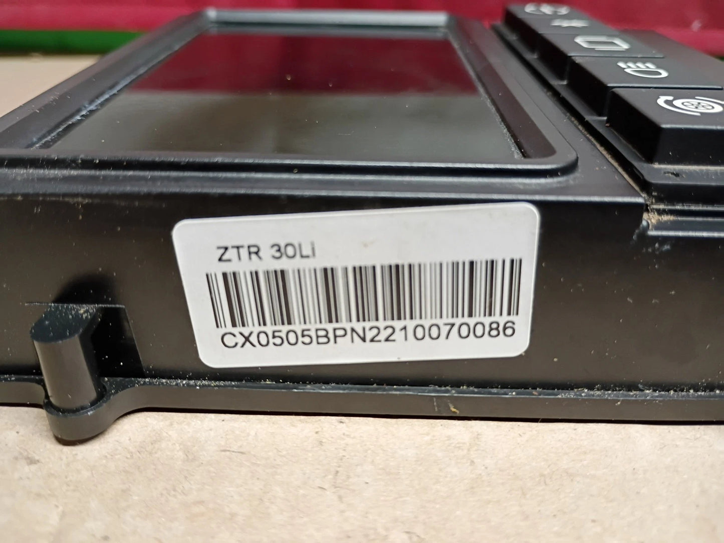 Ryobi Z30LI Display Screen Control Board Computer ZTR 30LI LCD