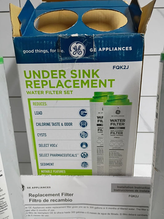 GE FQK2J Dual Flow Water Filter Replacement For GNK255TBN GXK285JBL GXK295JNN OB