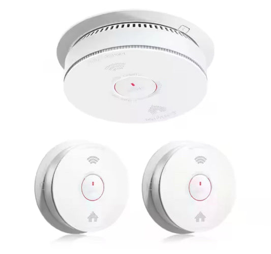 Innolink Smoke and CO Detectors with Voice Alert Battery Powered Sensor (2-Pack)