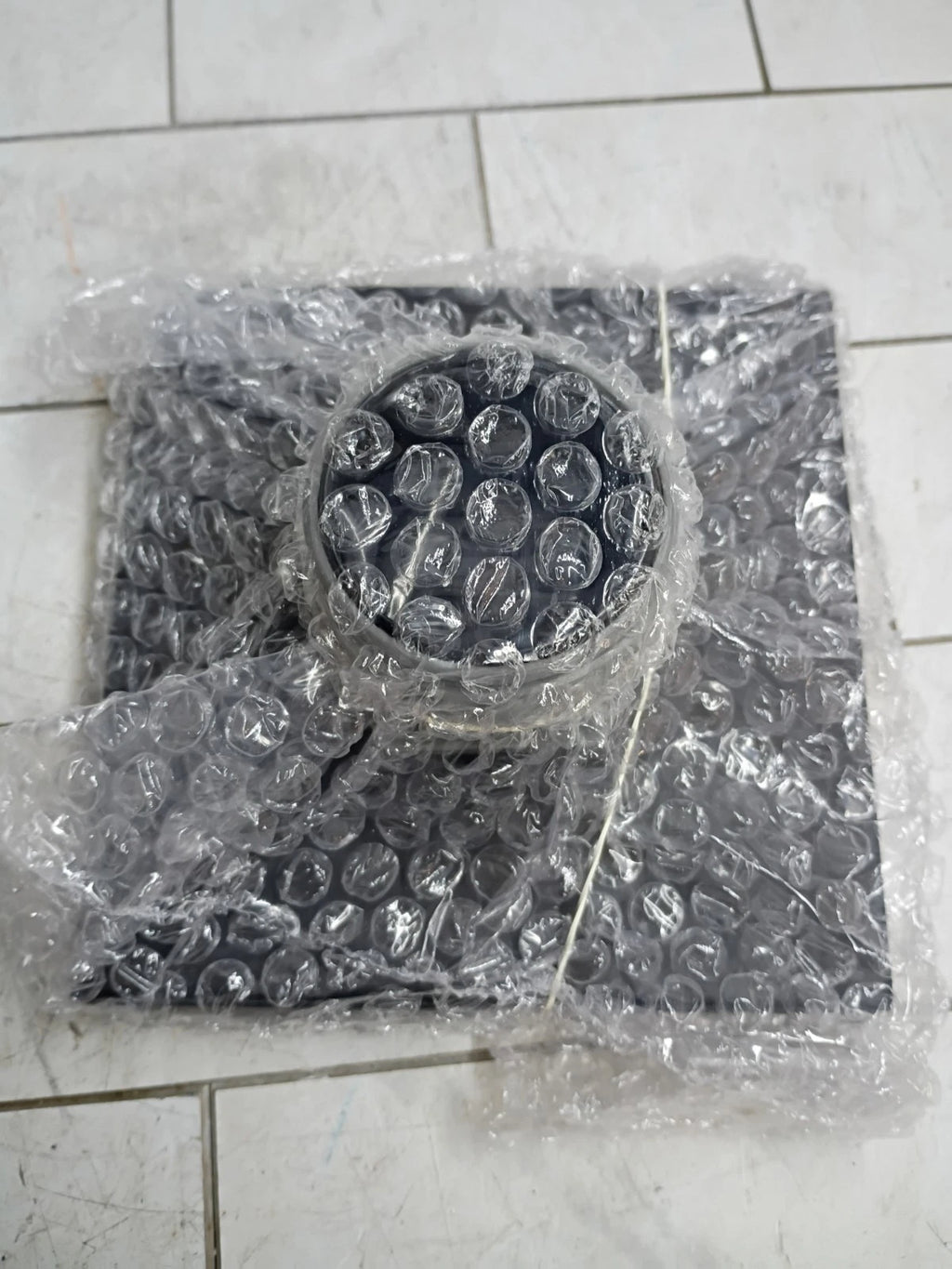 2PK Oatey Designline Square Shower Drain Matte Black 6" x 6" Open Box