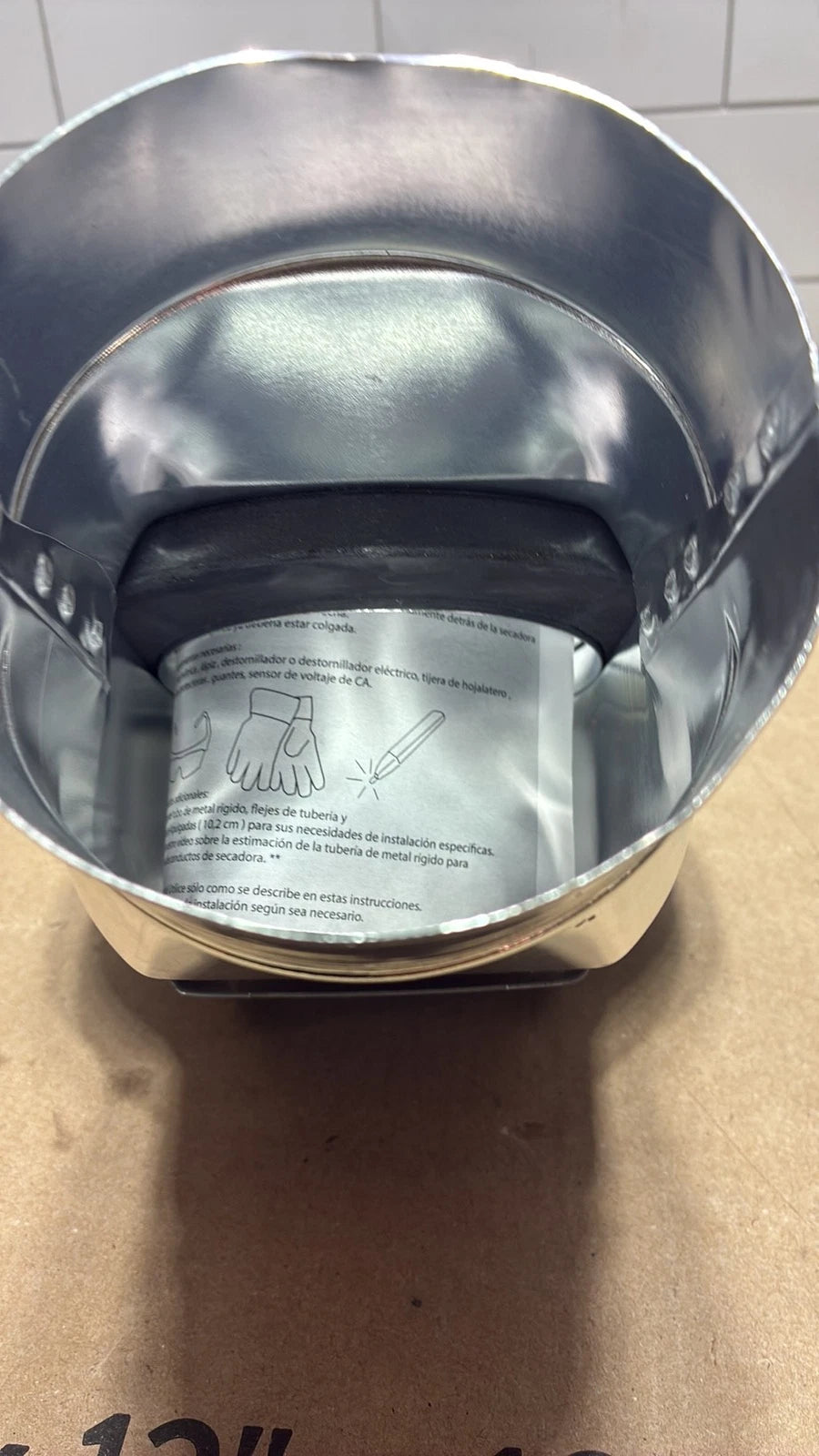 MV-90 Magnetic Dryer Vent Coupling – 90° – Made in USA. Magnetic
