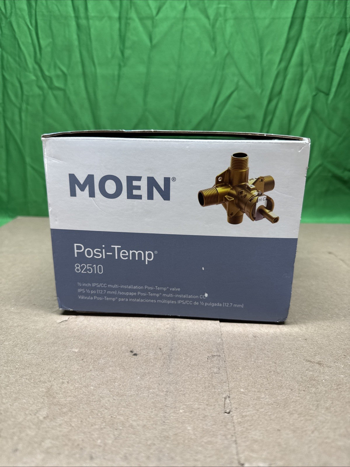Moen 1/2 Inch Posi-Temp Pressure Balanced Rough-In Tub/shower Valve Model: 82510