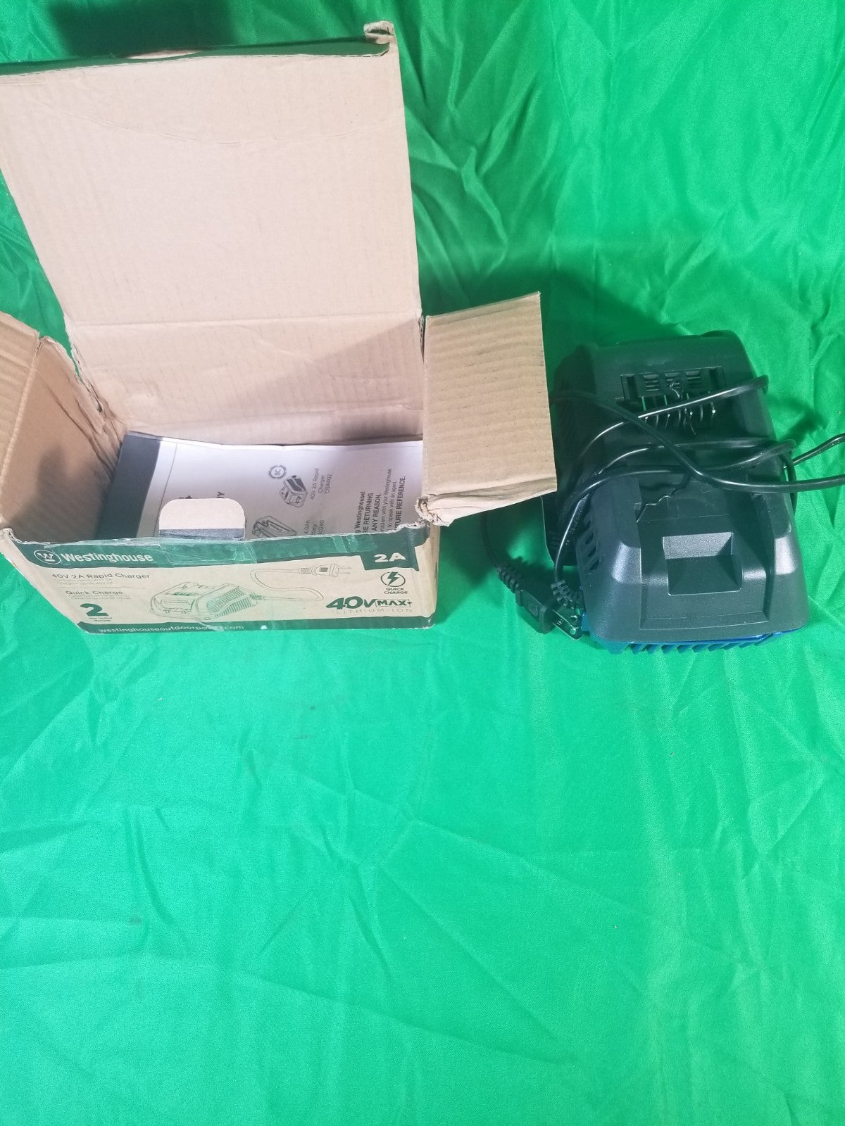 Westinghouse Outdoor Power Equipment 4BC 40V Rapid Battery Charger for 40VMAX...