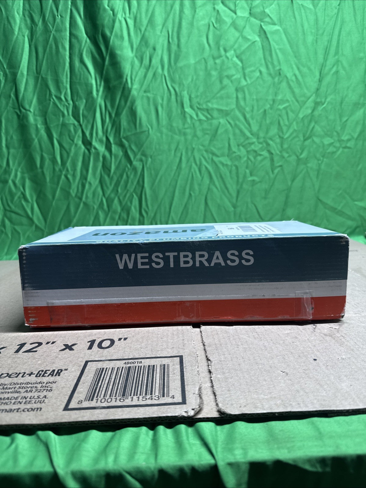 A593244CP 14" x 1-1/2" White Tubular Bathtub Waste & Overflow Assembly with T...