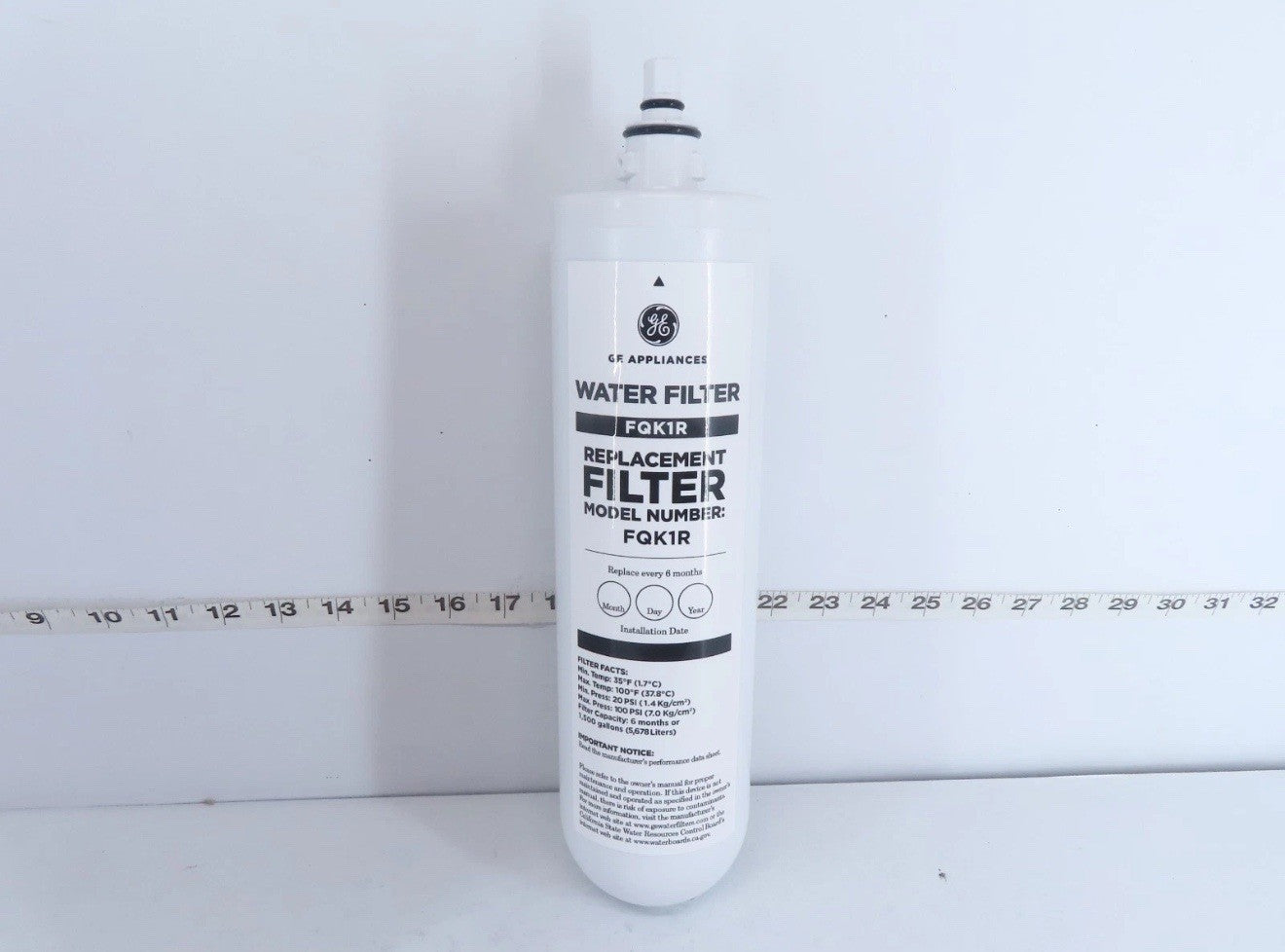GE FQK1R UNDER SINK REPLACEMENT FILTER