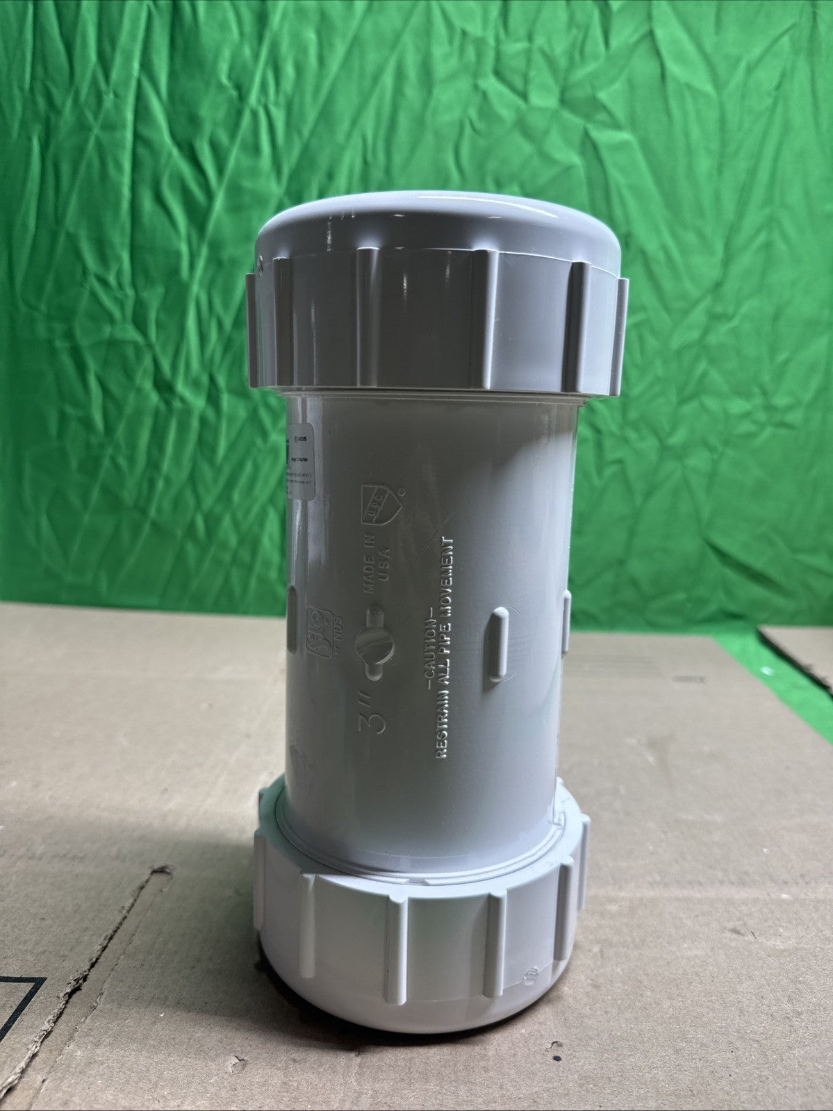 NDS CPC-3000 Coupling 3" PVC 150 PSI Union Compression x Union Compression