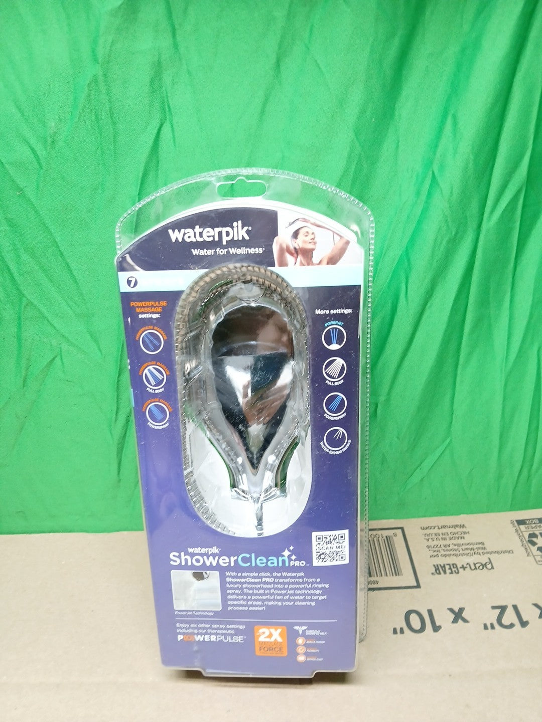 7-Spray Patterns w/ 1.8 GPM 4.75" Wall Mount Adjust Handheld Shower Head, Chrome