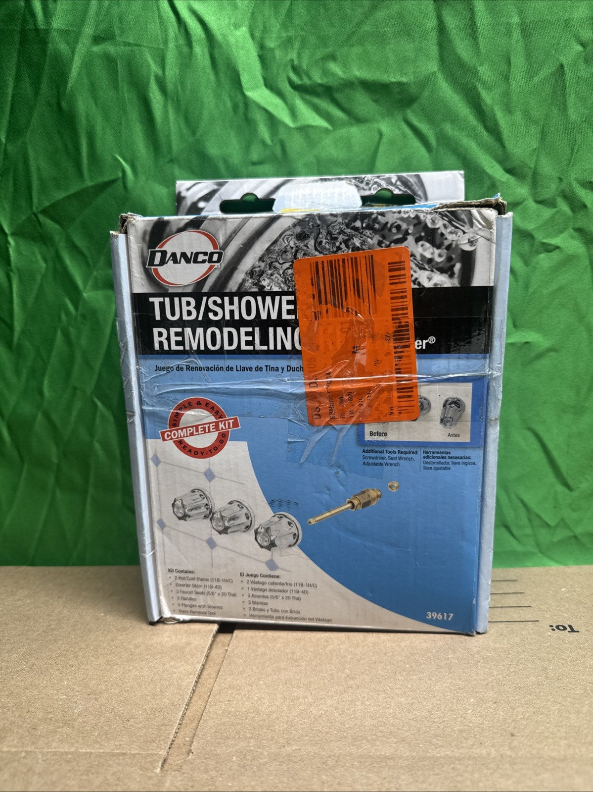 Gerber Tub/Shower 3-Handle Remodeling Kit in Chrome NEW OPEN BOX