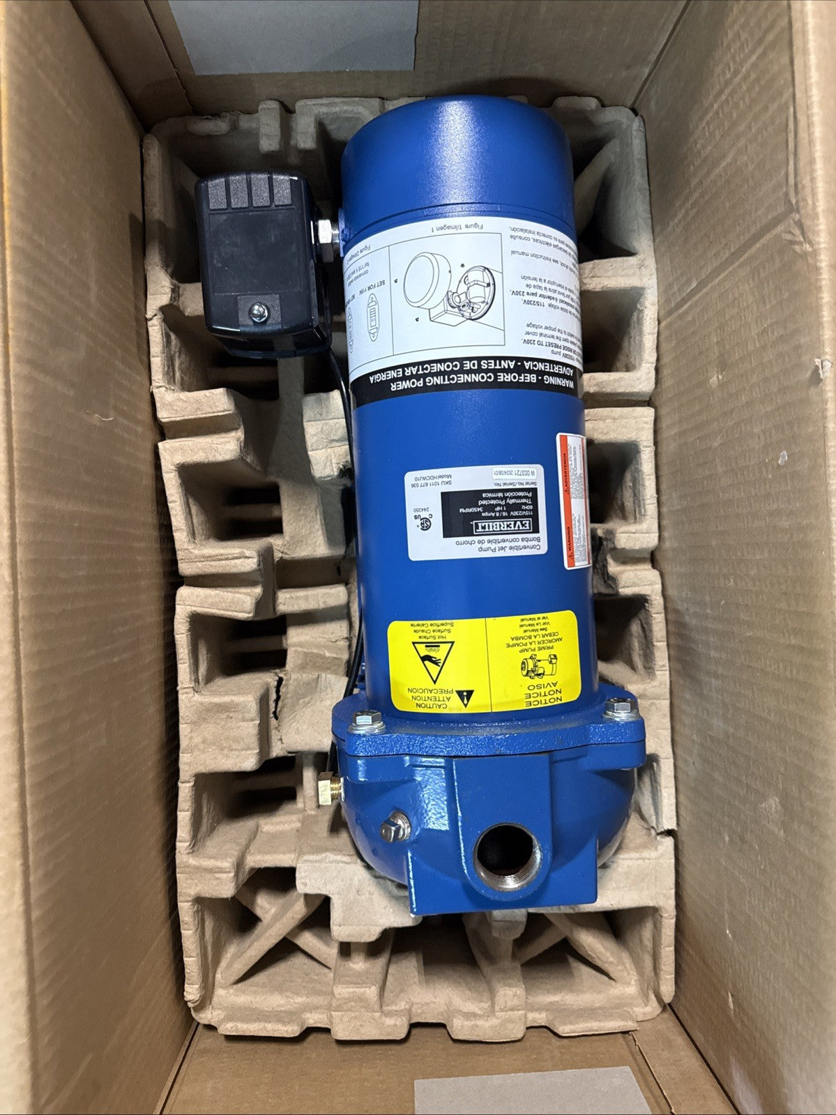 Everbilt 1 HP Professional Convertible Jet Pump