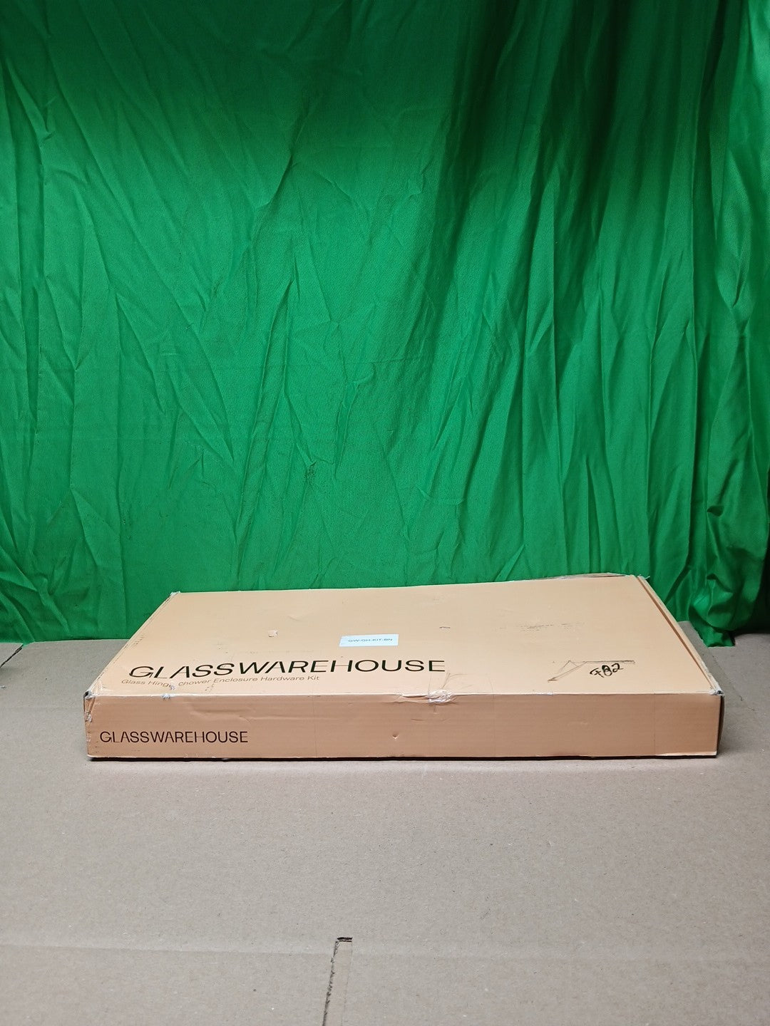 Glasswarehouse Shower Hinge Hardware Kit Brushed Nickle GW-GH-KIT-BN