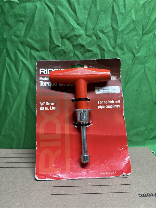 RIDGID 3/8" Torque Wrench, 80 lb-in Torque - 14988