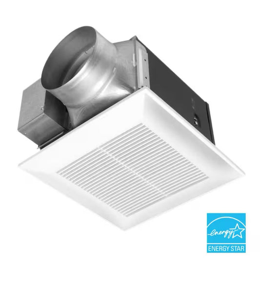 Panasonic WhisperCeiling 190 CFM Ceiling Bathroom Exhaust Fan FV-20VQ3 WHITE