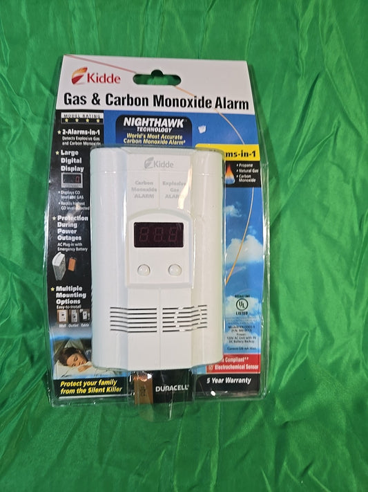 Kidde Nighthawk KN-COEG-3 Explosive Gas Alarm Carbon Monoxide Alarm Detector