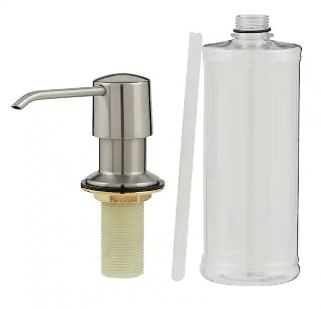 Glacier Bay Bathroom Sink Mount Liquid Soap Dispenser Nickel 1001 573 330 NEW