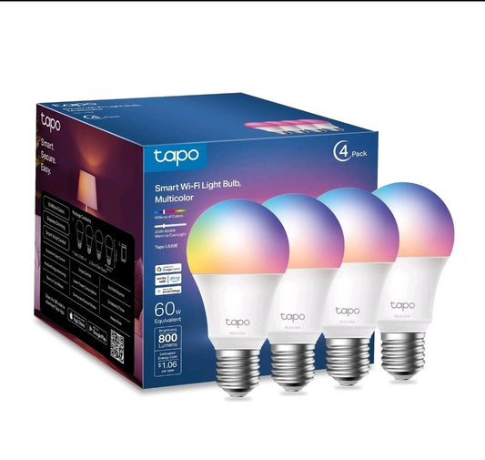 TP-Link Smart Light Bulbs, 16M Colors RGBW, Dimmable, Compatible with Alexa a...