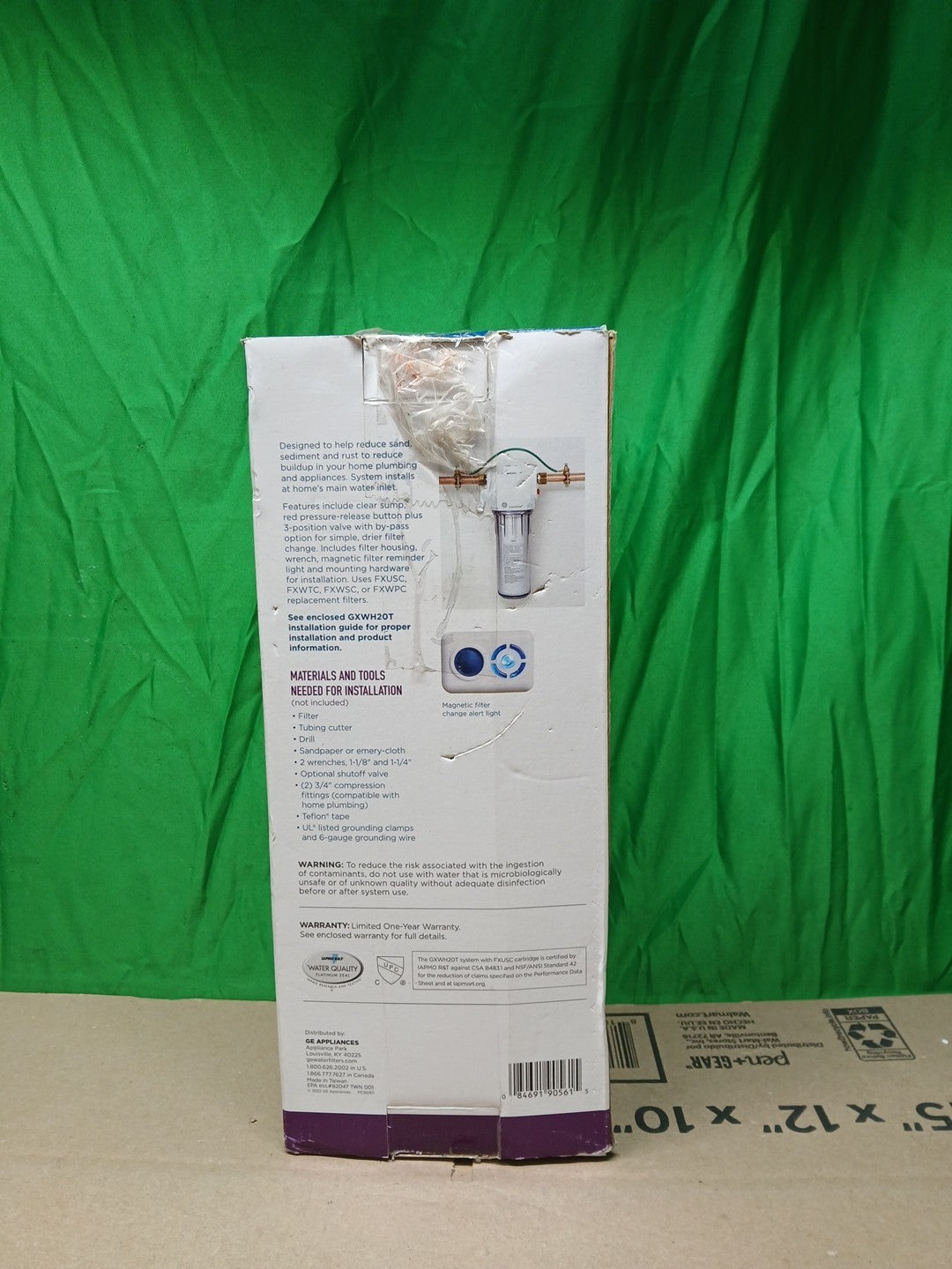 GE GXWH20T Whole House Water Filtration System Model OPEN BOX