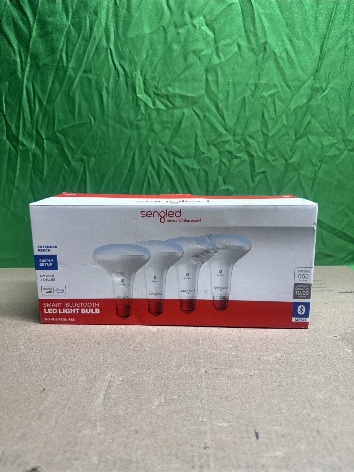 Sengled Alexa Light Bulb , Smart Light Bulbs Bluetooth Mesh 4 pk