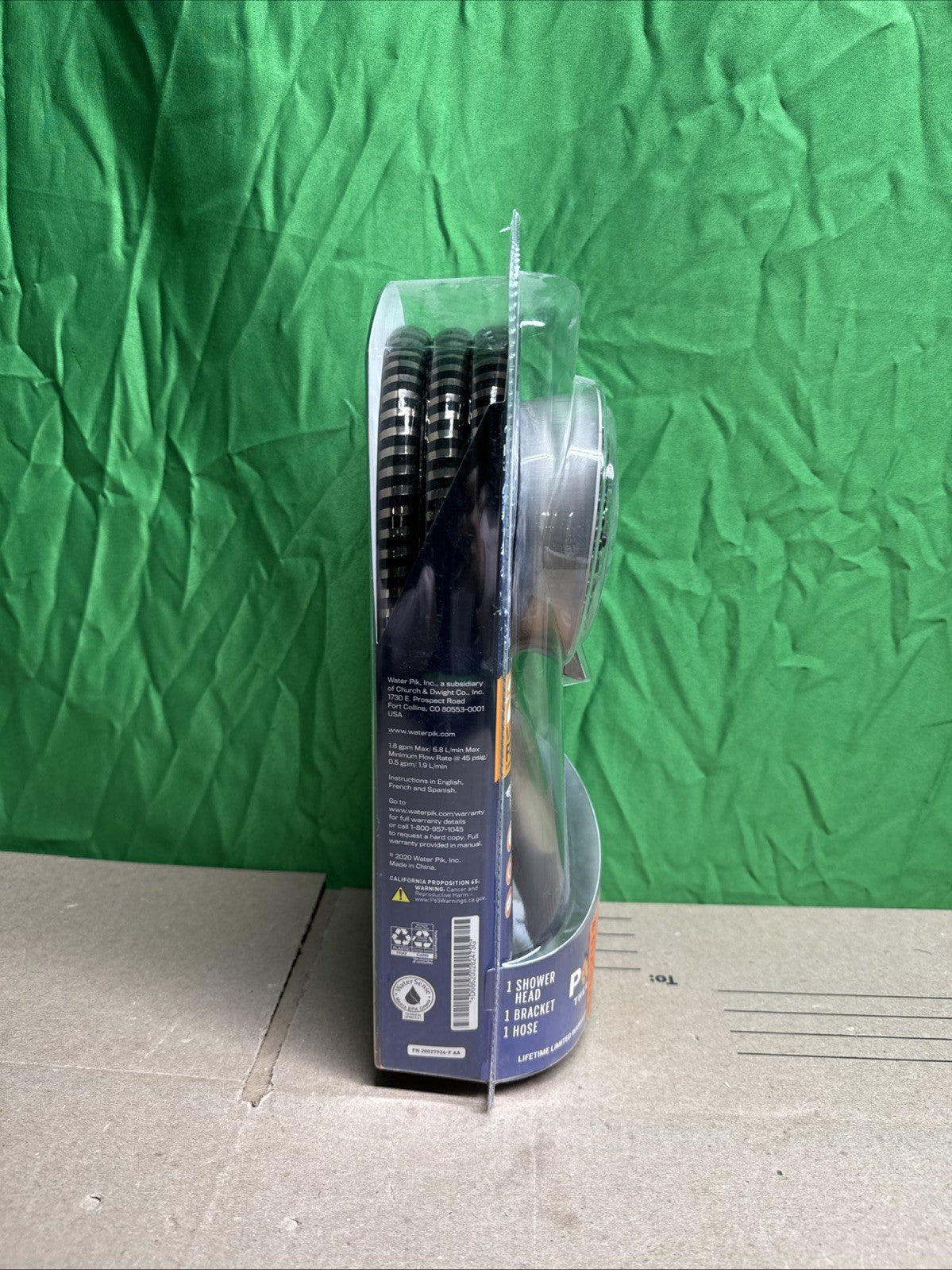 Waterpik PowerPulse Massage Hand Held Shower Head Brushed Nickel 7 Settings