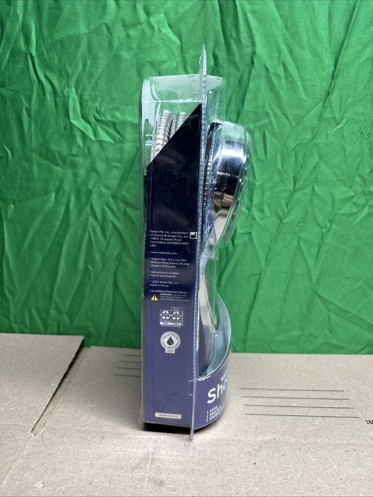 7-Spray Patterns w/ 1.8 GPM 4.75" Wall Mount Adjust Handheld Shower Head, Chrome