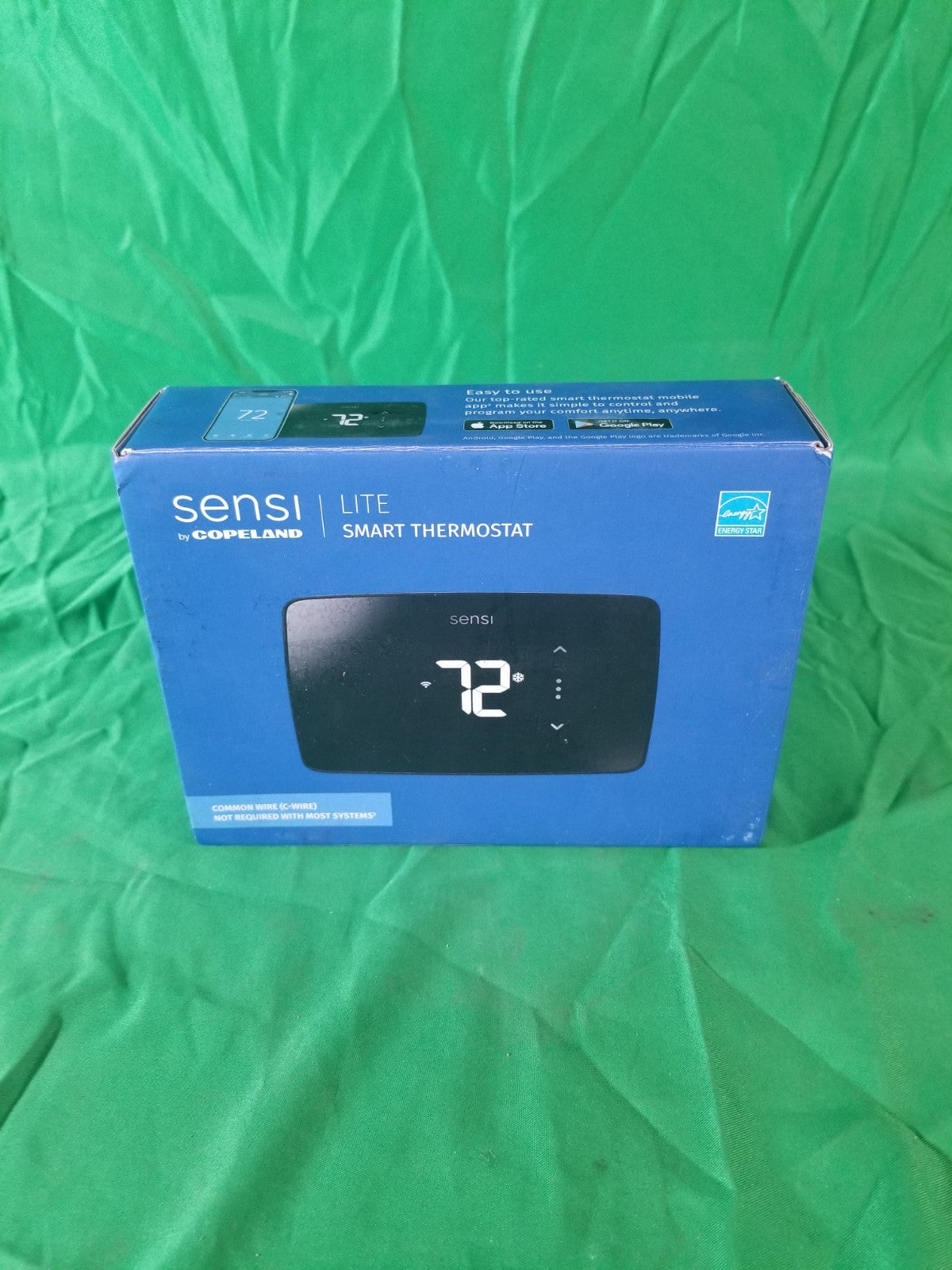 Emerson Sensi Lite ST25 Wi-Fi Smart Programmable Thermostat - Black