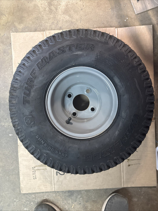 CUB CADET 634Z07264-0637 Powder Gray Complete Wheel 20x8-8 NHS Turf Master